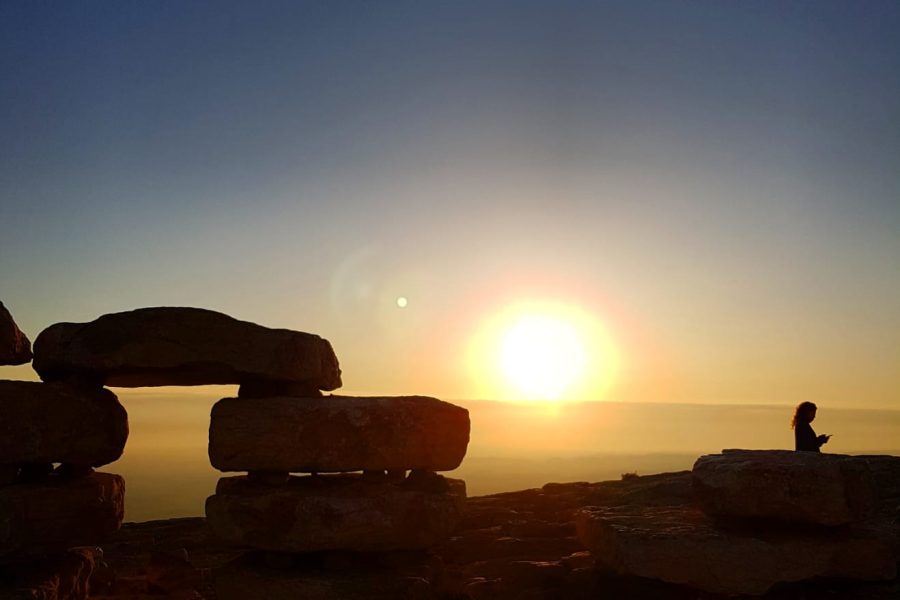 שקיעה במדבר