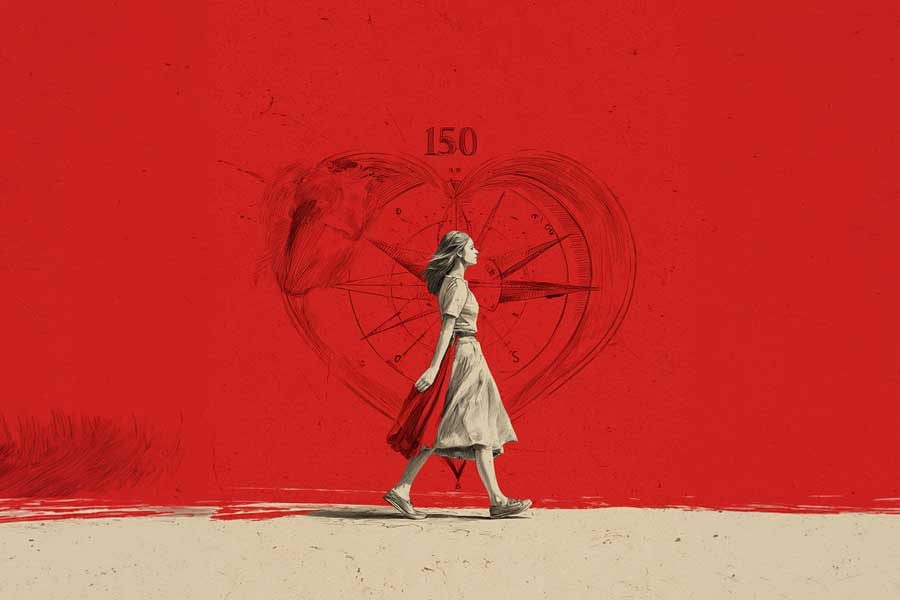 אישה צועדת עמיר ברדה