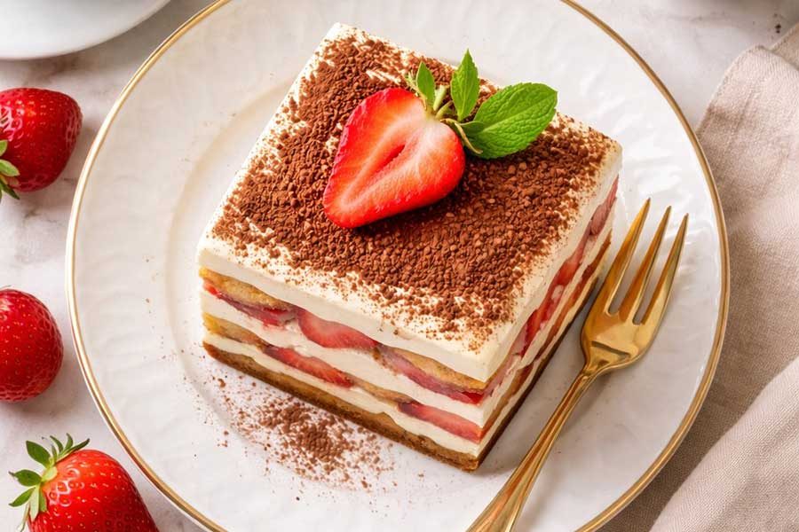 טירמיסו עם תותים אירוח יהודית לוטואק