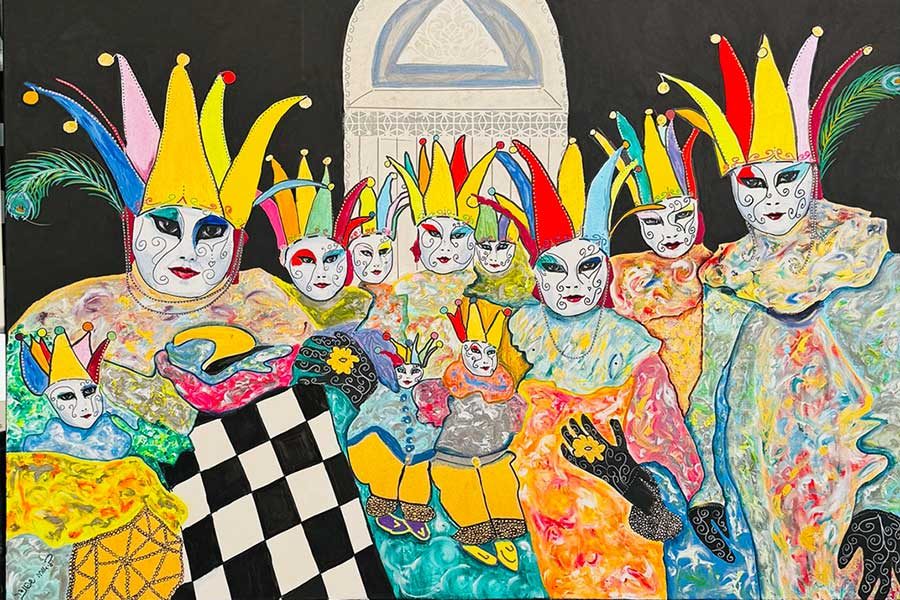 ליצנים מצויירים