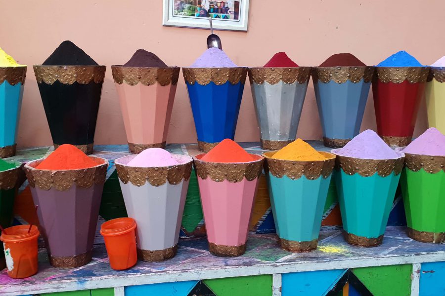 תבלינים בשוק במרוקו