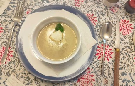 מרק ערמונים, סלרי ופרמזן