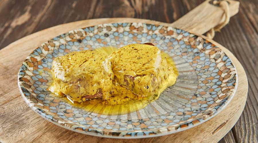 סטייק פילה ברוטב חרדל