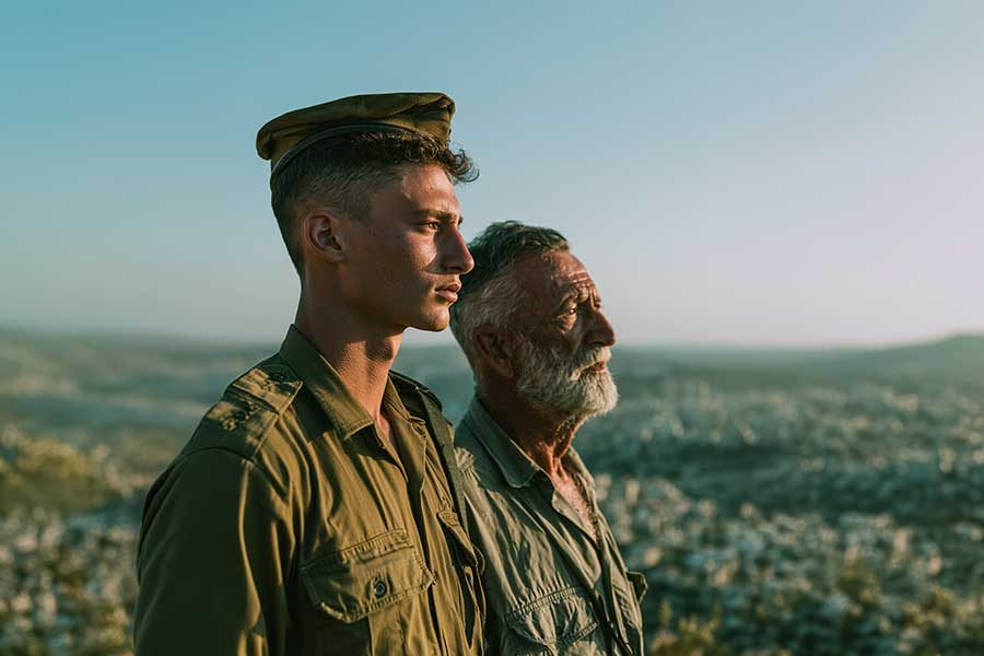 חייל ואבא ארמן חומנקר