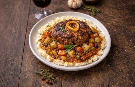 אוסובוקו טלה עם ירקות שורש